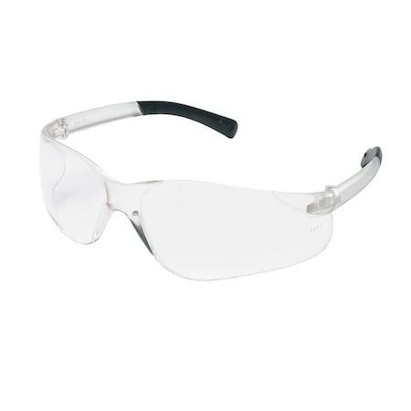 Mcr Safety BearKat (BK1), Safety Glasses, Duramass Hard Coat, Polycarbonate Lens, Clear Frame, Frameless BK110N